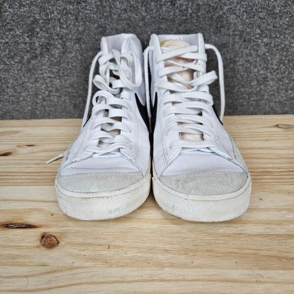 Nike Blazer Mid 77 Vintage White and Black size 12 Mens BQ6806-100 - Picture 3 of 13